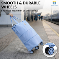 Bimla Traders Travel Duffle Bag with Wheels | Expandable & Waterproof Traveling Bag for Unisex (Pack of 1)