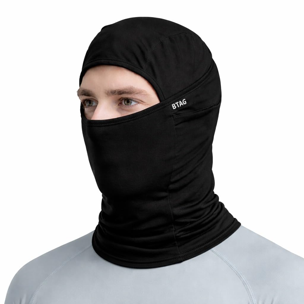 Bimla Traders Full Face Balaclava Mask for Bikers | Breathable Helmet Liner Head Cover for Bike Riding | Windproof & Dust Protection Face Mask for Men | Stretchable Bike Helmet Mask.