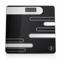 Bimla Traders Premium Digital Body Weight Scale | 26×26 cm Wide Platform | Clear LCD Display | Anti-Skid Base | 180 kg Capacity Cross Design