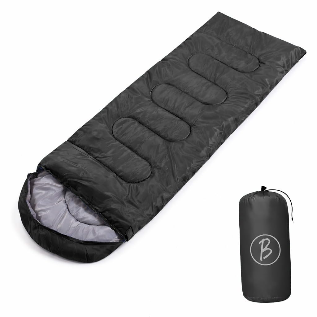Bimla Traders Sleeping Bag for Camping & Travel | Regular Size Lightweight Sleeping Bag (1kg) | Comfortable, Easy to Carry & Store. Pack of 1