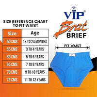 VIP Brat Boys 100% Cotton Stylish Briefs - Pack of 2 - Assorted