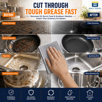 Bimla Traders Stainless Steel Non-Scratch Dish Cleaning Cloth | Reusable Wire Scrubber for Tough Grease on Utensils, Sinks & Counters | Wet & Dry Cleaning