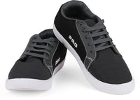 Pro by Khadim's Men's Grey Casual Sneakers