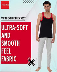 VIP Frenchie Flex Men's Regular Fit Vest - Pack Of 1