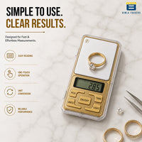 Btag Ultra-Precision Digital Pocket Weighing Scale | Premium Mini Jewellery & Gold Weight Machine | Compact Portable Design.
