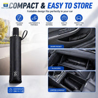 Btag Premium Foldable Car Windshield Sun Shade | Reflective UV & Heat Insulation Sun Protector for Trucks, SUVs & Cars.