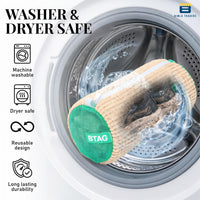 Bimla Traders Reusable Shoe Laundry Bag for Washing Machine & Dryer | Plush Zippered Washing Pouch for Sneakers, Baby Items & Delicates