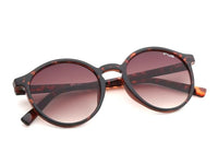 IRUS Uv Protected Sunglasses For Men | Size- Small | Shape- Round | Model- Irs1226C2Sg, Brown