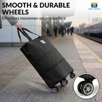 Bimla Traders Travel Duffle Bag with Wheels | Expandable & Waterproof Traveling Bag for Unisex (Pack of 1)