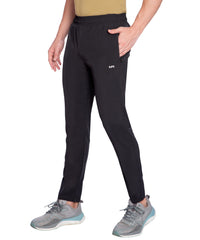 Mens Regular Fit Comfortable Cotton Track Pants with Both Side Zipper Pocket