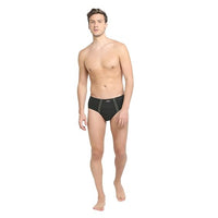 Dixcy Scott Men's 100% Cotton Regular Fit Solid Brief with Ultrasoft Waistband