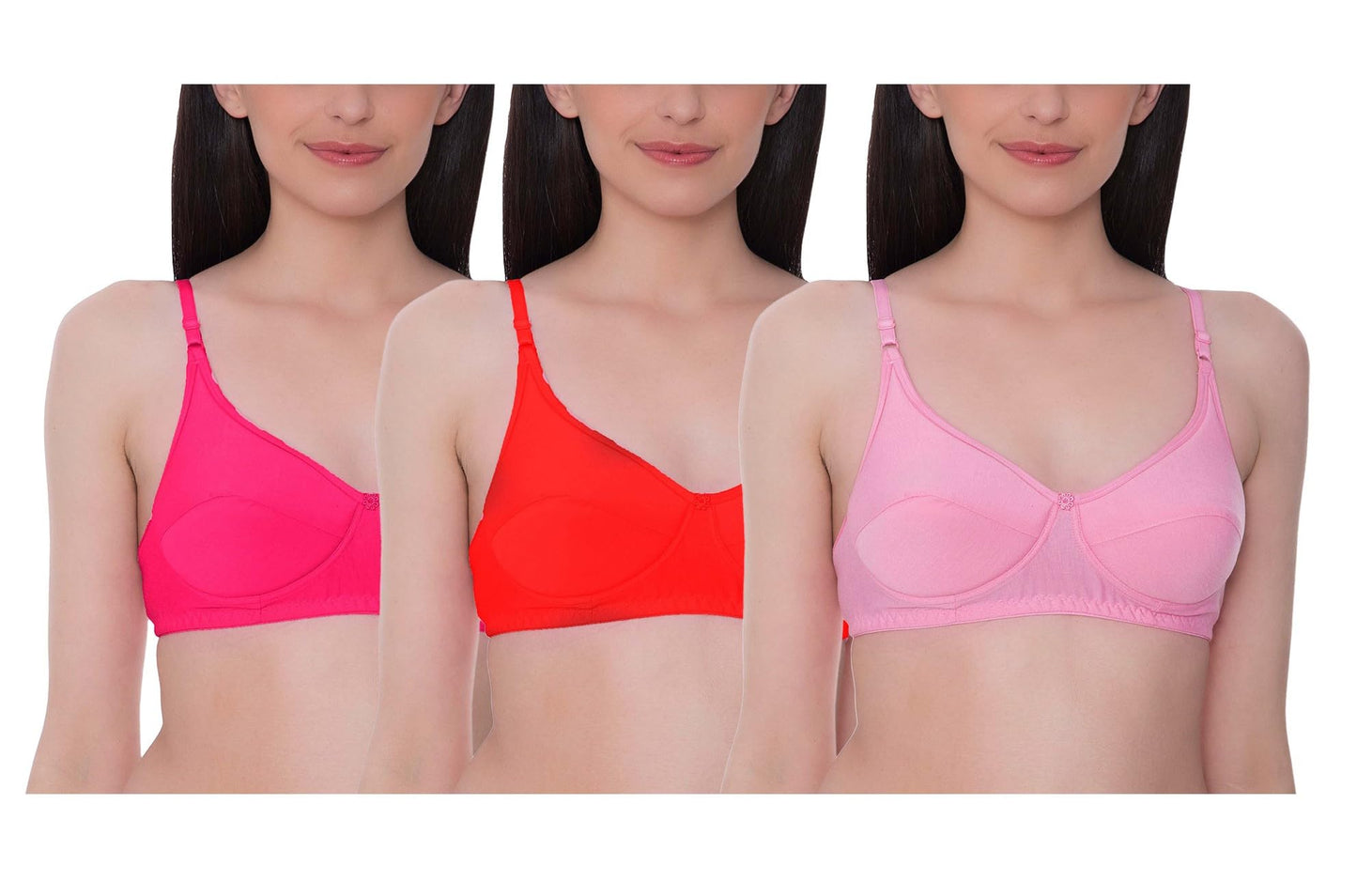 Bimla Traders Zara Foam Women's Cotton Everyday Bra – Non-Wired, Full Coverage Comfortable.