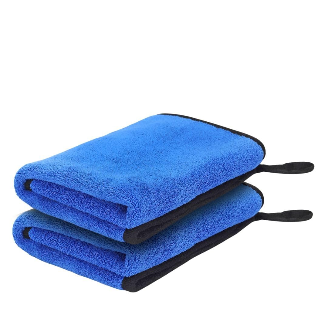 Bimla Traders Microfiber Cleaning Cloth| Highly Absorbent,Lint and Streak Free, Multi-Purpose Wash Cloth for Kitchen,Car,Window,Stainless Steel (Pack of 3)