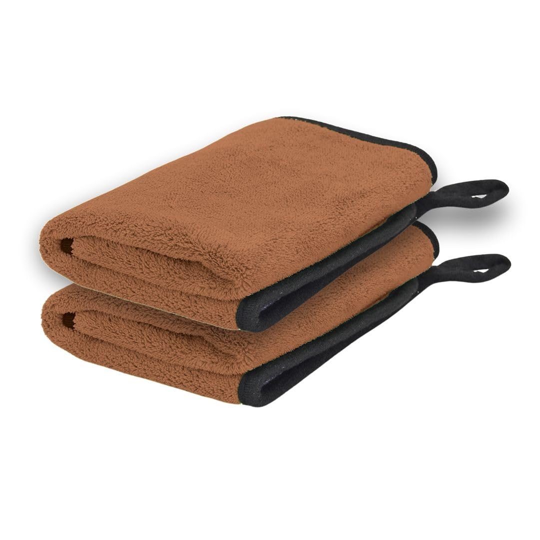 Bimla Traders Microfiber Cleaning Cloth| Highly Absorbent,Lint and Streak Free, Multi-Purpose Wash Cloth for Kitchen,Car,Window,Stainless Steel (Pack of 3)