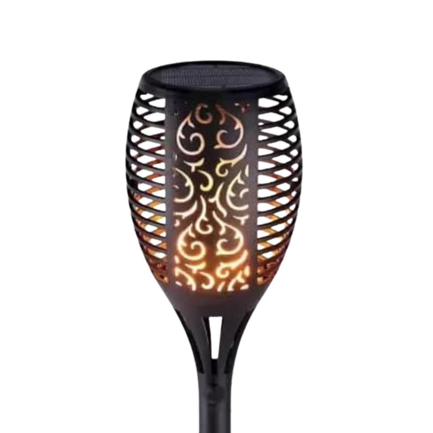 Bimla Traders Solar Lights Outdoor Waterproof Dancing Fire Mashaal Flame