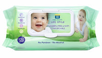 Bimla Traders Soft Natural Baby Wipes | Natural & Gentle Care | Ultra-Soft, Baby-Friendly Wet Wipes for Daily Use 120 Piece Pack