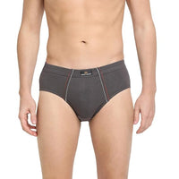 Dixcy Scott Men's 100% Cotton Regular Fit Solid Brief with Ultrasoft Waistband