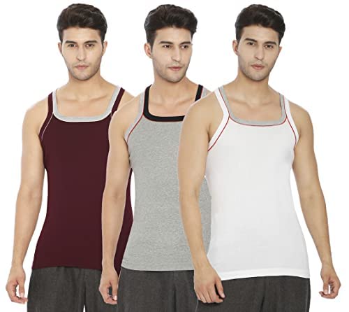 Lux Xylo Cotton Men's Vest Pack of 3