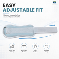 Btag Solid Neoprene Ankle & Wrist Weights| Adjustable Strap | Unisex Leg & Arm Weight Cuffs for Gym, Workout & Training.