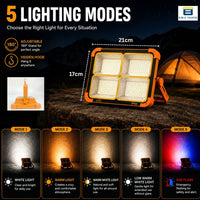 Bimla Traders Rechargeable Solar Emergency Light for Home | Bright, Reliable Power Backup Anytime | Floor Light for Indoor & Outdoor Use