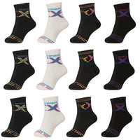 Bimla Traders Sports Ankle Socks for Unisex – Breathable, Sweat-Absorbent, Cushioned Athletic Socks for Running, Gym, Cycling.(PO12_ASSTRD)