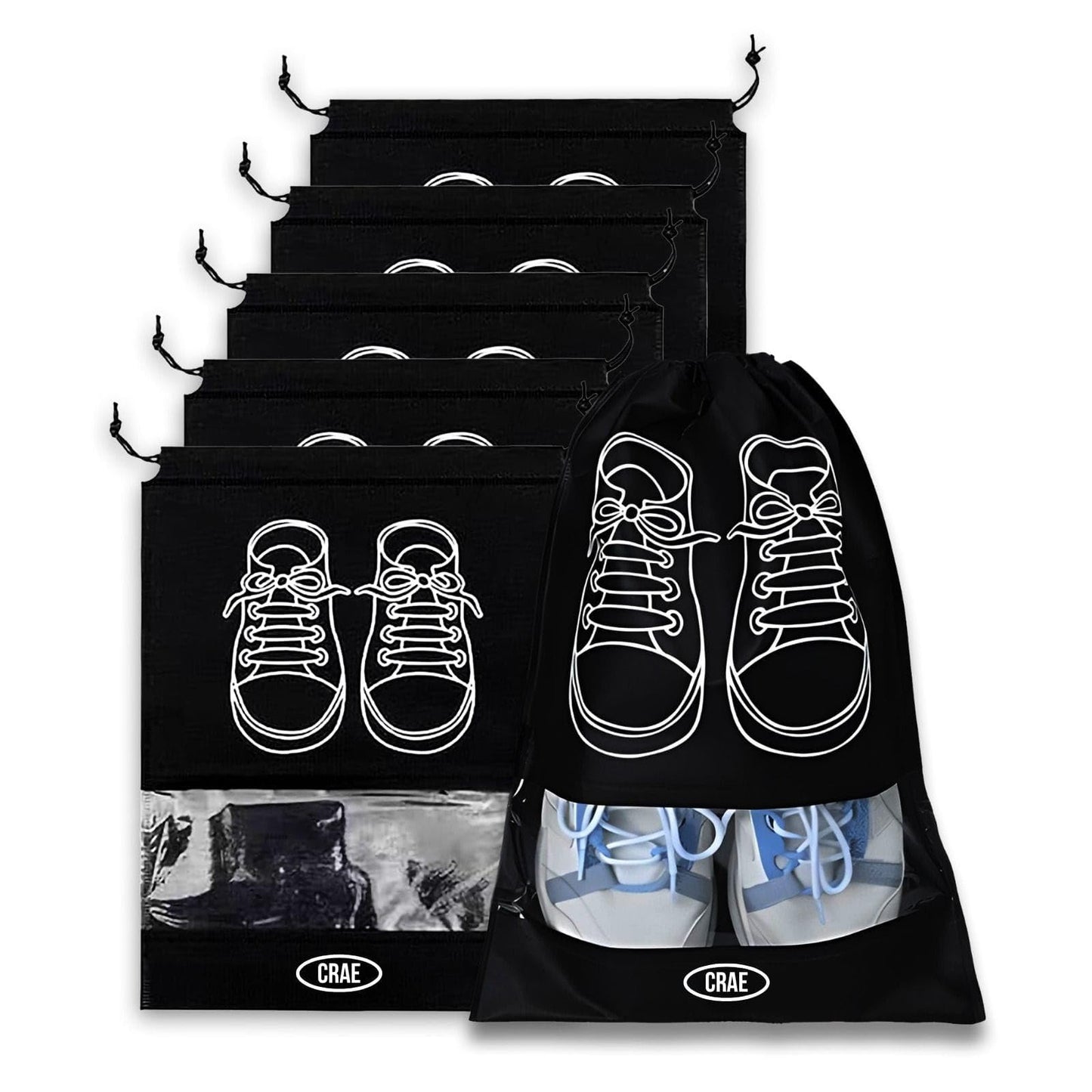 Crae Shoes Bag for Travel & Storage Organizer for Men & Women | Travel Accessories | Shoe Organizer | Shoe Cover for Travel Essentials