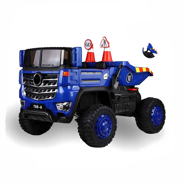 Btag Rechargeable Battery Operated Ride-On Luxury Jeep for Kids with Remote Control, 12V Battery Powered, Dual Control Mode, Swing Function, Led Lights, with Seat Belts.