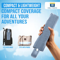 BTfash J-Handle 3 Fold Small size Portable Auto Open Umbrella for Men Women & Kids | UV Protection, Waterproof, Rain, Sunlight Protection | Pack of 1 |