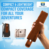 BTfash J-Handle 3 Fold Small size Portable Auto Open Umbrella for Men Women & Kids | UV Protection, Waterproof, Rain, Sunlight Protection | Pack of 1 |