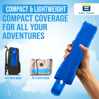 BTfash J-Handle 3 Fold Small size Portable Auto Open Umbrella for Men Women & Kids | UV Protection, Waterproof, Rain, Sunlight Protection | Pack of 1 |