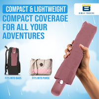 BTfash J-Handle 3 Fold Small size Portable Auto Open Umbrella for Men Women & Kids | UV Protection, Waterproof, Rain, Sunlight Protection | Pack of 1 |