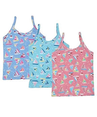 Dowin Girl's Cotton Slip (Pack of 3)