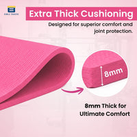 Bimla Traders Premium EVA Yoga Mat for Women & Men | Anti-Slip Exercise & Gym Mat for Home Workouts | Lightweight & Durable