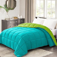 Bimla Traders Microfiber Reversible AC Comforter or Blanket for Double Bed | Ultra Soft & Dual Colour All Weather Duvet 500 GSM