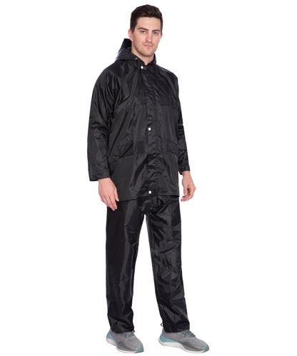 BTfash Men's Lightweight and Waterproof Hood Raincoat With pocket and bag | Solid | Comfortable | Modern