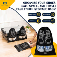 Crae Shoes Bag for Travel & Storage Organizer for Men & Women | Travel Accessories | Shoe Organizer | Shoe Cover for Travel Essentials