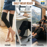 Bimla Traders Woolen Knee Warmers for Men and Women, Winter Thermal Knee Support and Joint Protector.