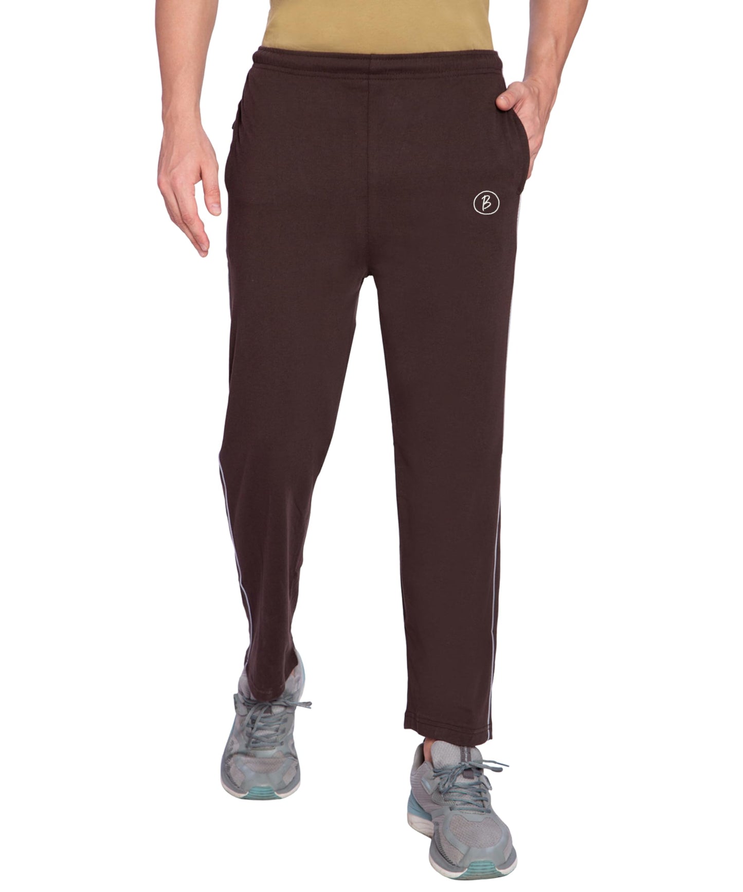 Bimla Traders Mens Regular Fit Comfortable Cotton Track Pants with Both Side Zipper Pocket | Pack of 1