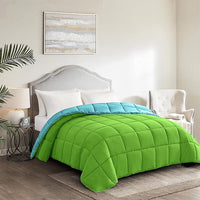 BTfash Microfiber Reversible AC Comforter or Blanket for Double Bed | Ultra Soft, Lightweight, Cozy Bedding & Dual Colour All Weather Duvet 500 GSM–Ideal for Home, Bedroom&Guest Rooms