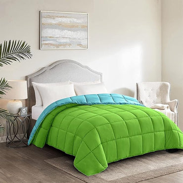 Bimla Traders Microfiber Reversible AC Comforter or Blanket for Double Bed | Ultra Soft & Dual Colour All Weather Duvet 500 GSM