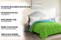 BTfash Microfiber Reversible AC Comforter or Blanket for Double Bed | Ultra Soft, Lightweight, Cozy Bedding & Dual Colour All Weather Duvet 500 GSM–Ideal for Home, Bedroom&Guest Rooms