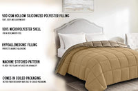 BTfash Microfiber Reversible AC Comforter or Blanket for Double Bed | Ultra Soft, Lightweight, Cozy Bedding & Dual Colour All Weather Duvet 500 GSM–Ideal for Home, Bedroom&Guest Rooms