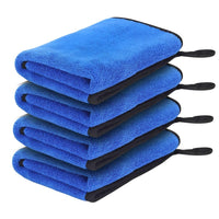 Bimla Traders Microfiber Cleaning Cloth| Highly Absorbent,Lint and Streak Free, Multi-Purpose Wash Cloth for Kitchen,Car,Window,Stainless Steel (Pack of 3)