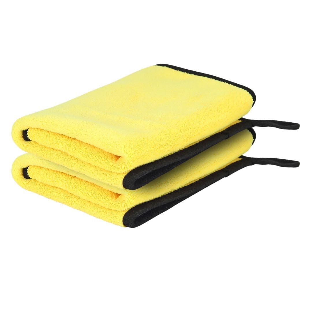 Bimla Traders Microfiber Cleaning Cloth| Highly Absorbent,Lint and Streak Free, Multi-Purpose Wash Cloth for Kitchen,Car,Window,Stainless Steel (Pack of 3)