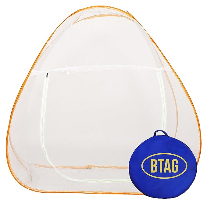 Btag Mosquito Net Premium Machardani | Extra Mosquito Protection | Polyester 30GSM Strong Net
