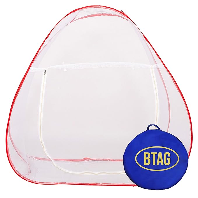 Btag Mosquito Net Premium Machardani | Extra Mosquito Protection | Polyester 30GSM Strong Net