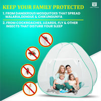 Bimla Traders Premium Mosquito NET Mosquito full bed Net | Extra Mosquito Protection | 30GSM Strong Net