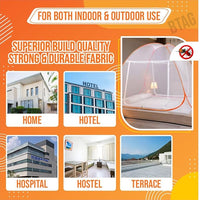 Bimla Traders Premium Mosquito NET Mosquito full bed Net | Extra Mosquito Protection | 30GSM Strong Net