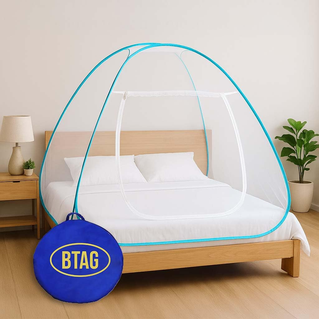 Bimla Traders Premium Mosquito NET Mosquito full bed Net | Extra Mosquito Protection | 30GSM Strong Net