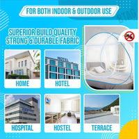 Bimla Traders Premium Mosquito NET Mosquito full bed Net | Extra Mosquito Protection | 30GSM Strong Net